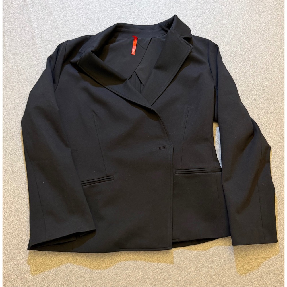 Spanx The Perfect Oversized Blazer Classic Black Double Breasted 1X 1X/1T